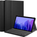 Keyboard Case for Samsung Galaxy Tab A7 10.4 Inch 2022/2020 Model (SM-T500/T503/T505/T507/T509), Slim Lightweight Stand Cover W/Magnetically Detachable Wireless Bluetooth Keyboard, Black